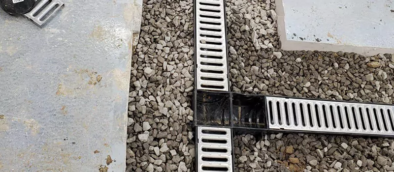 Storm Water Trench Drain Repair in Meadowvale, Mississauga